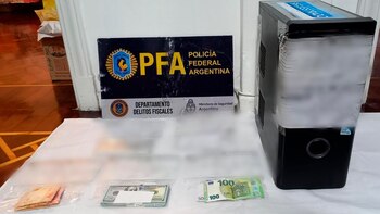 Algunos de los elementos secuestrados