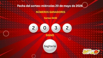 Signo y números ganadores del Super Astro Sol del miércoles 20 de mayo de 2026. (Infobae)