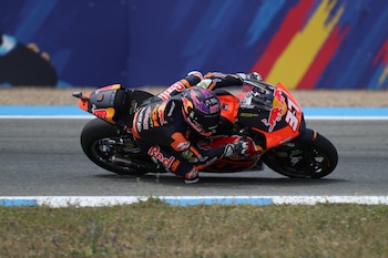Pedro Acosta en el GP de Jerez. (EFE/Román Ríos)