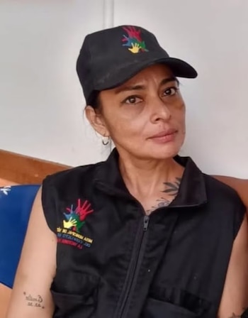 Indepaz destaca Diana Milena Pescador por seu trabalho pelas vítimas de conflitos armados e pela construção da paz na província de Valle del Cauca - crédito da captura de tela Facebook