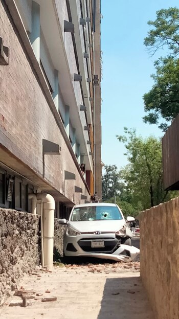 El estacionamiento de la Facultad