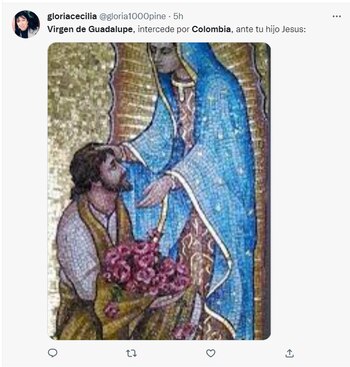 Mensajes de los devotos colombianos a la Virgen de Guadalupe