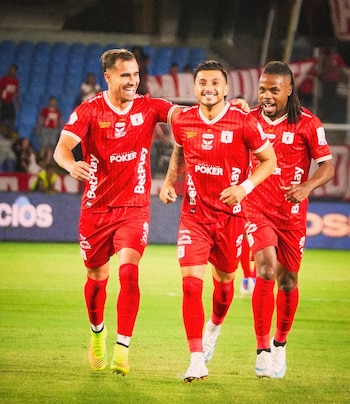 Yeison Guzmán abre el marcador ante Cúcuta Deportivo en la Liga BetPlay 2026/II - crédito América de Cali/X