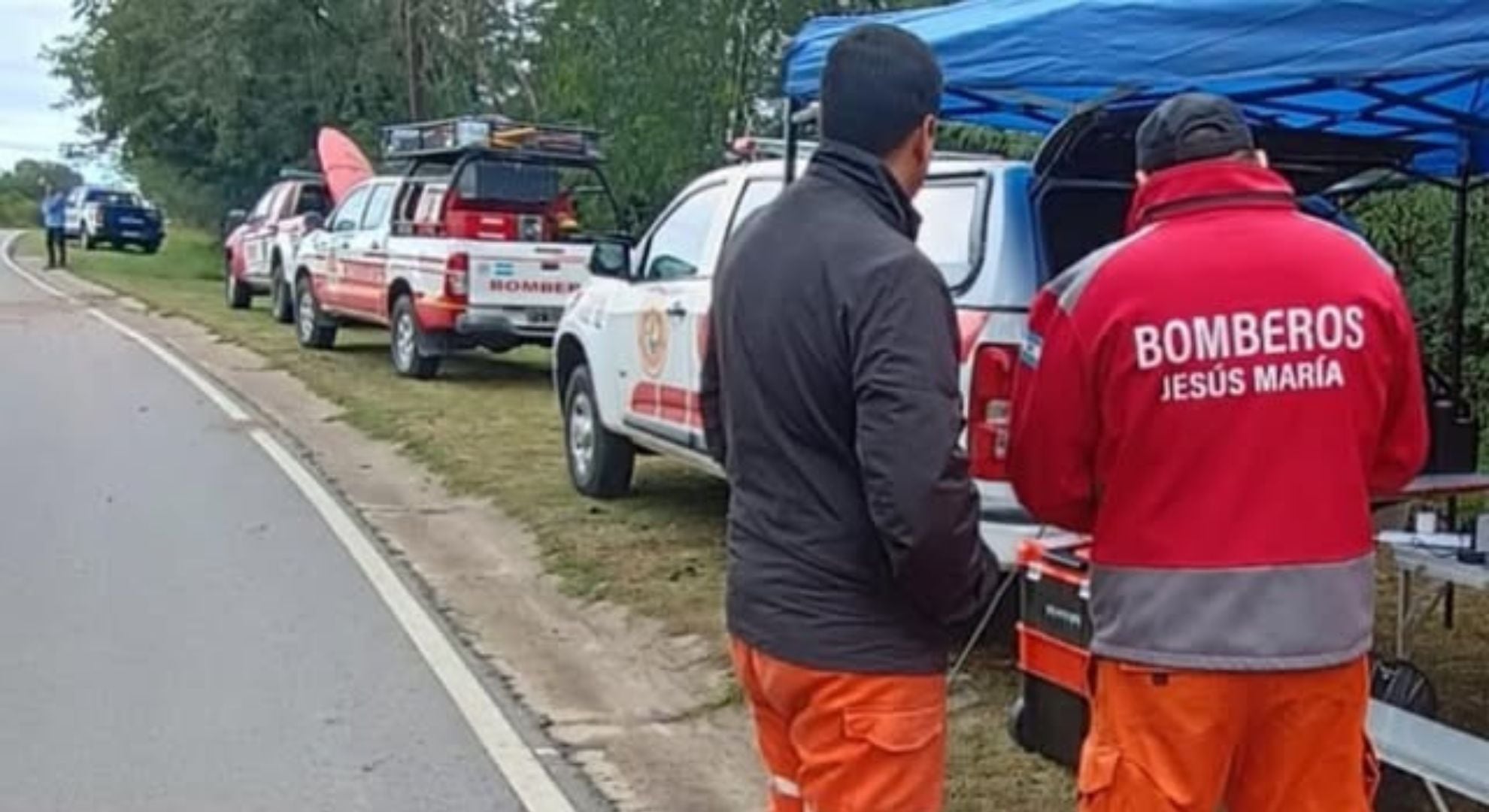 Un amigo de la víctima intentó rescatarlo, pero no pudo (Facebook: Radio Comunicar Colonia Caraya)