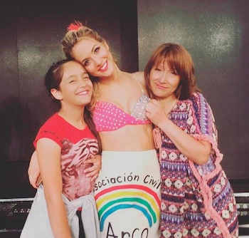 Flor Vigna, su hermana Leyla