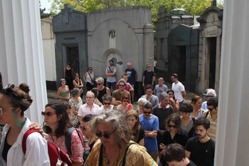 El último adiós a María