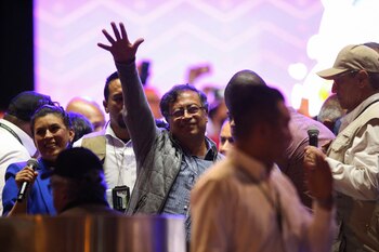 El candidato a la presidencia