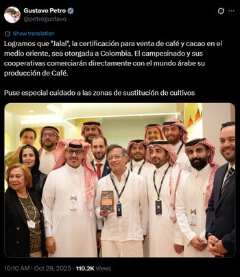 El presidente Gustavo Petro recibió