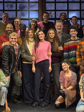 Los reyes Felipe y Letizia,