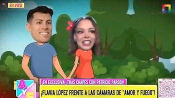 Flavia López tras las críticas de Rosángela Espinoza: “No busco una relación, pero no me cierro”. Captura: Amor y Fuego.