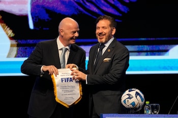 El presidente de FIFA, Gianni