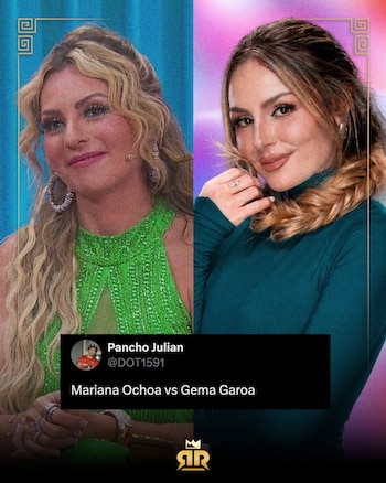 Mariana Ochoa y Gema Garoa concentran las solicitudes del público tras su rivalidad en La Casa de los Famosos México. (X/ @ringroyale)