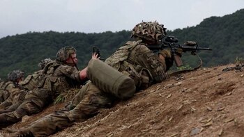 Tropas estadounidenses y surcoreanas realizan