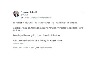 El mensaje de Joe Biden