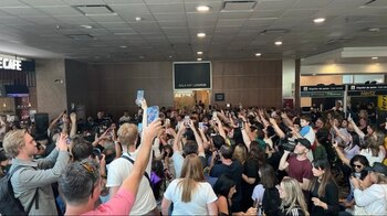 La llegada del líder de