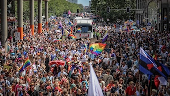 Varios heridos por un atropello durante las fiestas del Orgullo en Berlín (Alemania)