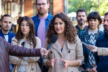 La vocal del Comité Organizador