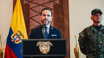 Abelardo de la Espriella afirmó en Barranquilla que su gobierno dará respaldo absoluto a soldados y policías en la lucha contra el crimen organizado - crédito Presidencia
