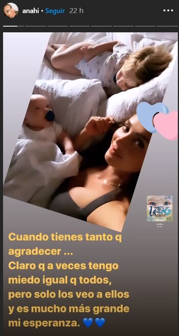 Así se mostró Anahí en