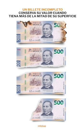 Billetes valor. (Foto: Infobae)