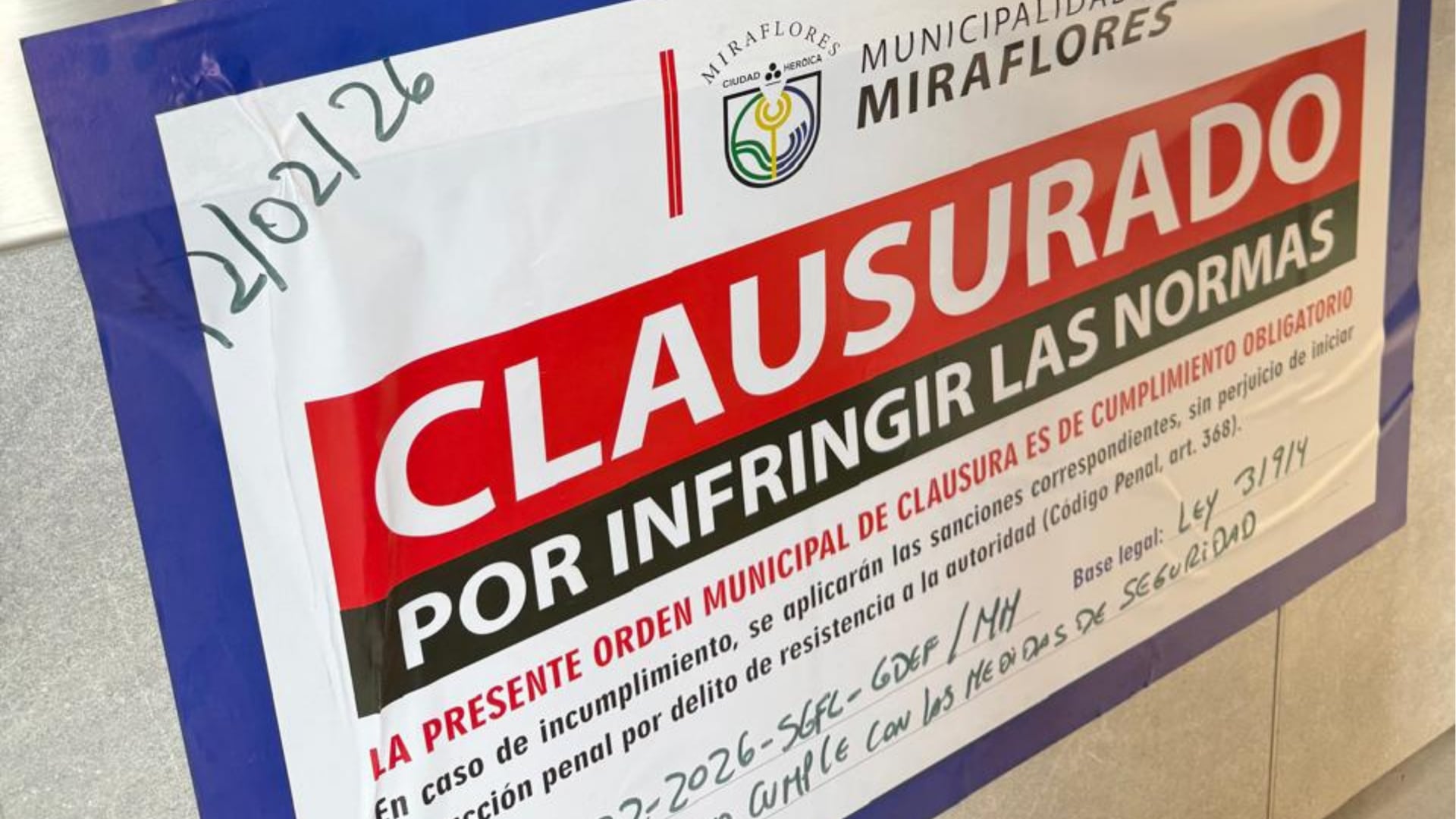 Clausuran 15 locales de Intercorp en Miraflores y empresa advierte irregularidades en operativos. (Foto: X/@jsudaka)