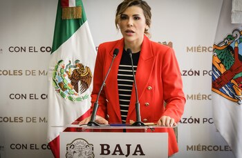 La gobernadora de Baja California,