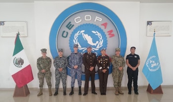 Militares de países como Egipto, Bangladesh y Colombia participan en cursos impartidos por el centro mexicano. (Cortesía)