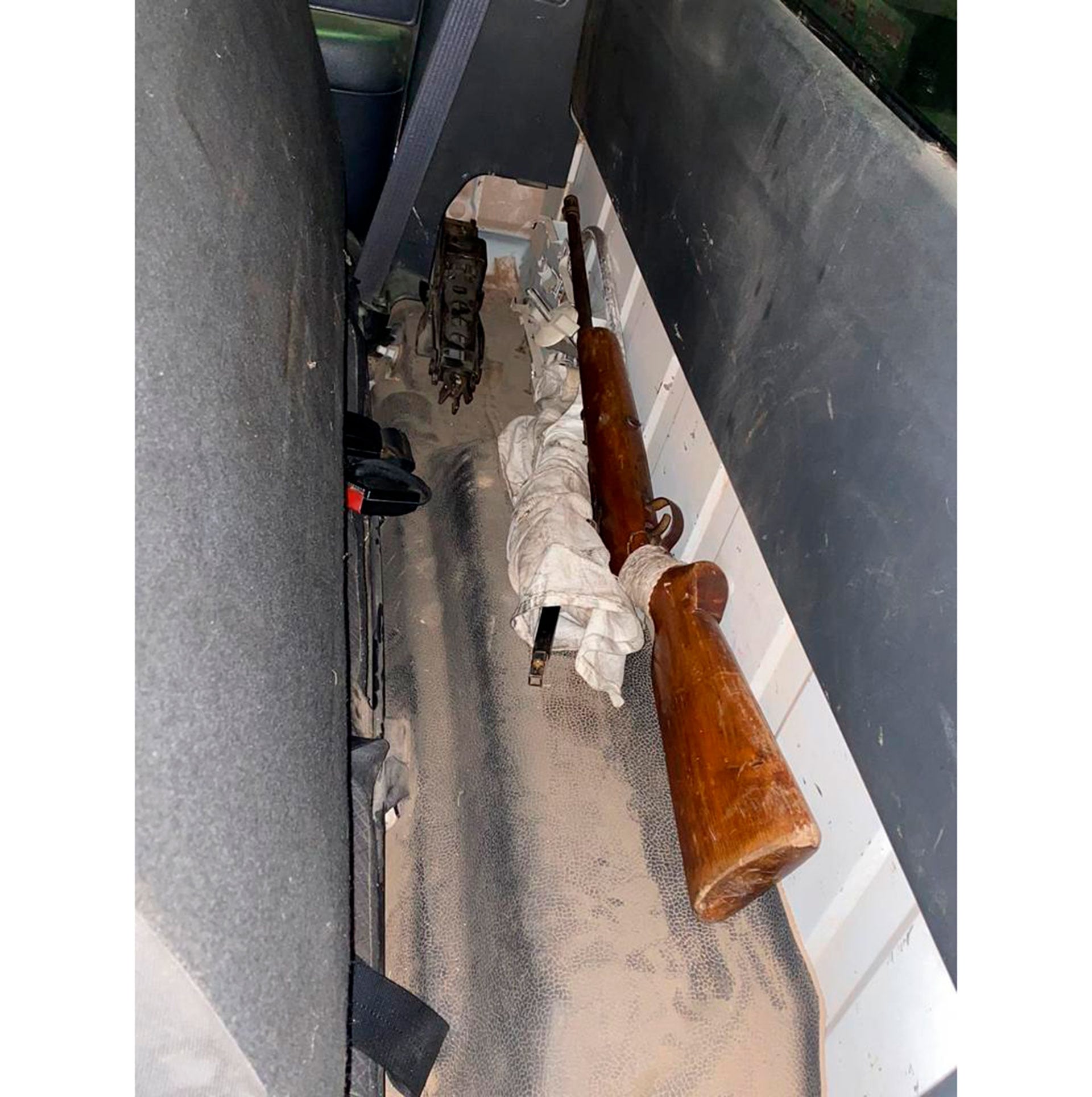 La carabina calibre 22 que Francisco Reddy habría usado en la masacre de Chascomús