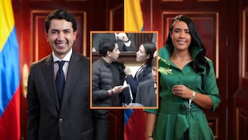 Verónica Estrada será investigada por la Comisión de Ética del Congreso tras sujetar de la chaqueta a Daniel Briceño durante una sesión plenaria
