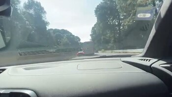 Choque de un deportivo Porsche