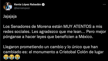 La senadora del PAN aseguró