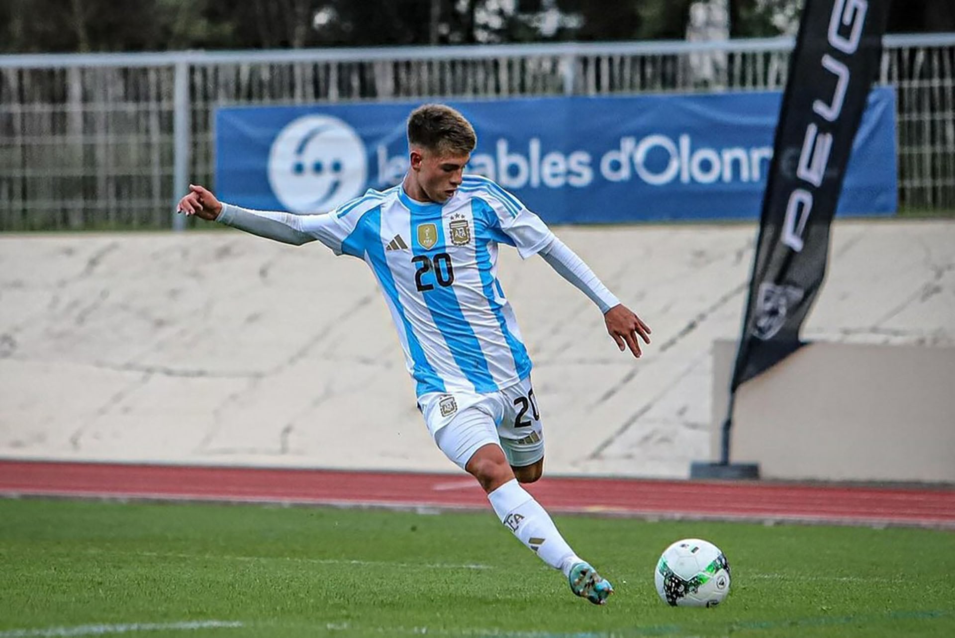 Parmo, con la casaca de la selección argentina