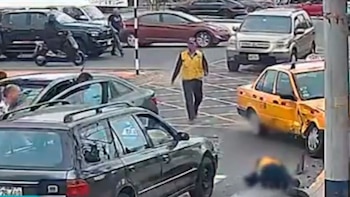 La lesionada fue auxiliada por