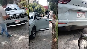 Diputada morenista Ana Miriam Ferráez choca en reversa contra motociclista y desata polémica: “Tengo prisa”