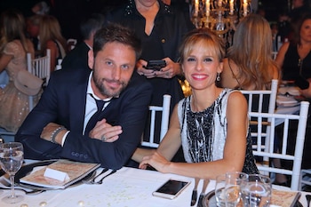 Mariana Fabbiani y su marido