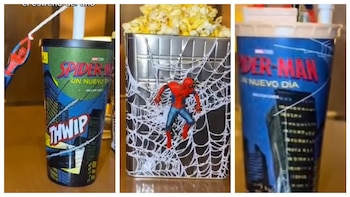 Alomeras y vasos de la nueva película en Cinepolis