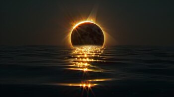 eclíptica solar, banda de totalidad, corona solar, actividades educativas sobre astronomía - (Imagen Ilustrativa Infobae).