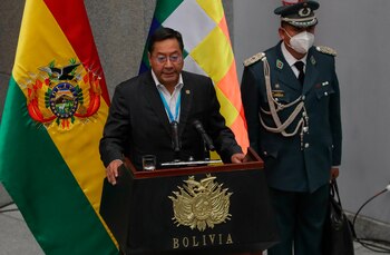 El presidente de Bolivia, Luis
