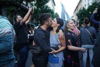 Una maestra y su pareja