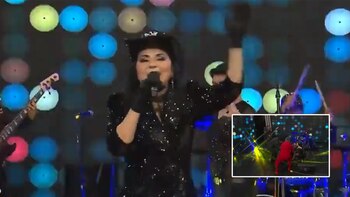 La aparatosa caída de Rossy