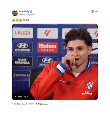 Memes Julián Álvarez