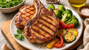 Chuletas de cerdo altas en proteínas: cómo prepararlas para una comida sabrosa y nutritiva