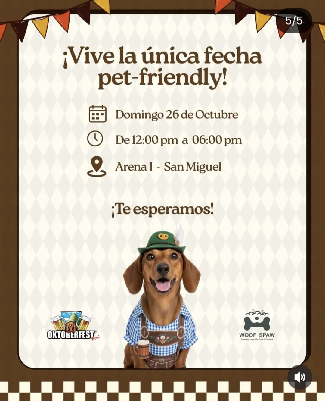 Oktoberfest Perú 2025: actividades y horarios del 26 de octubre, Pet-Friendly