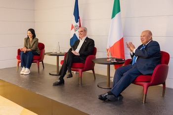 La comunidad dominicana en Italia participará en la elección del local donde funcionará el espacio institucional. (Foto cortesía presidencia de República Dominicana)