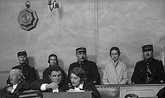 El juicio de 1933 condenó a Christine Papin a muerte y a Léa Papin a diez años de trabajos forzados por el asesinato de la familia Lancelin