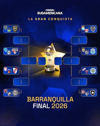 Santa Fe y Medellín serán los representantes colombianos en la Copa Sudamericana-crédito @Sudamericana/X