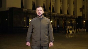 El presidente ucraniano Volodímir Zelenski