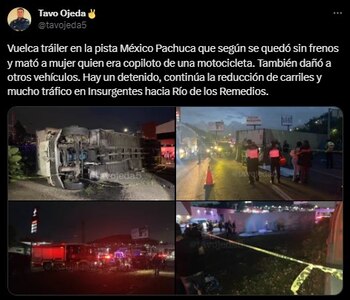 Accidente México-Pachuca
