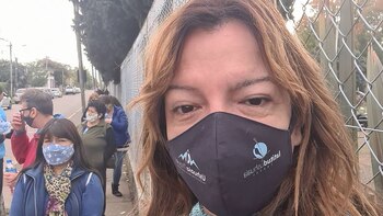 Lizy Tagliani esperó su turno