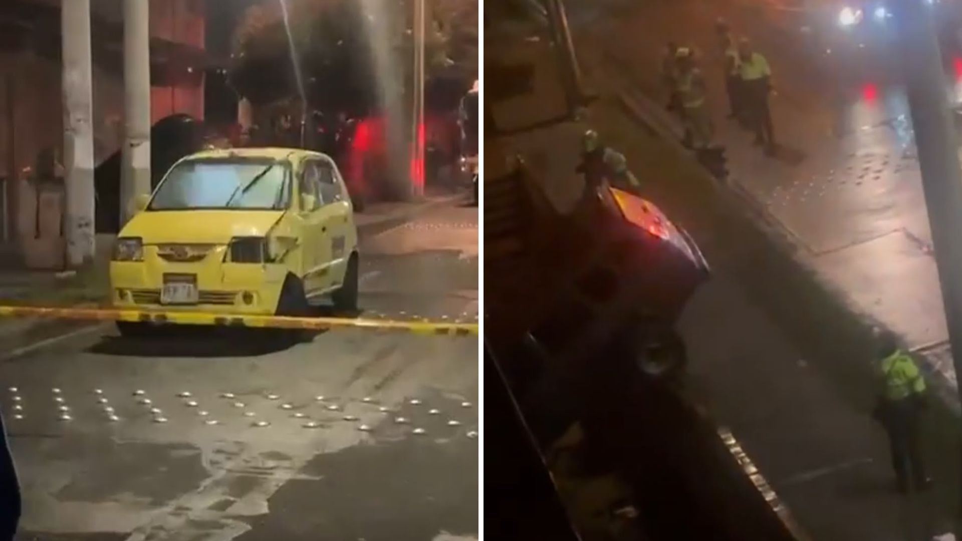 Investigan muerte de un peatón en choque entre dos vehículos en Bogotá - crédito @PasaenBogota/X
